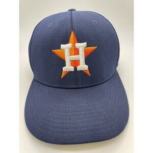 Vintage Houston Astros Plain Logo Baseball Hat - Team MLB - Adjustable